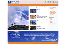 Tablet Screenshot of broadwaynepal.com